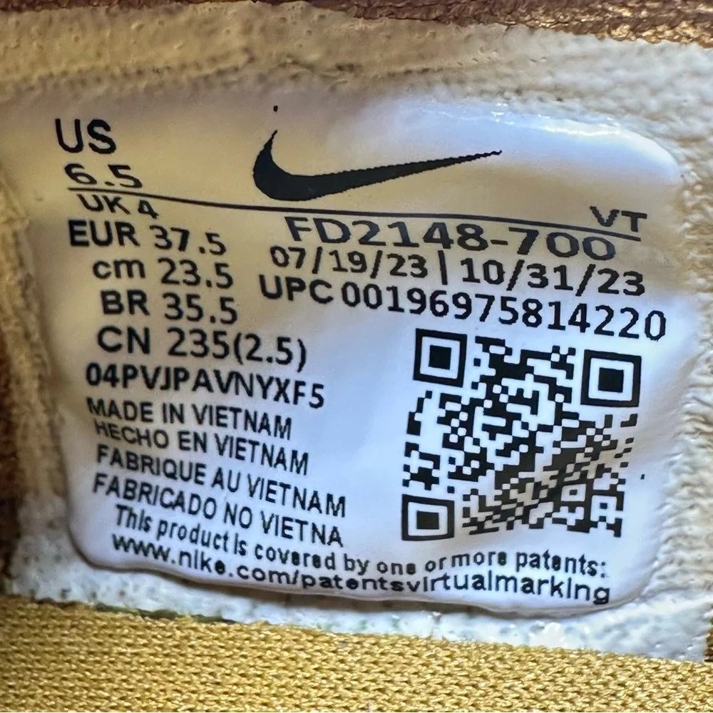 Women’s Nike Size 7 Flyknit Haven FD2148 700 Slipon Sneaker Trainer Sports New - Picture 11 of 14